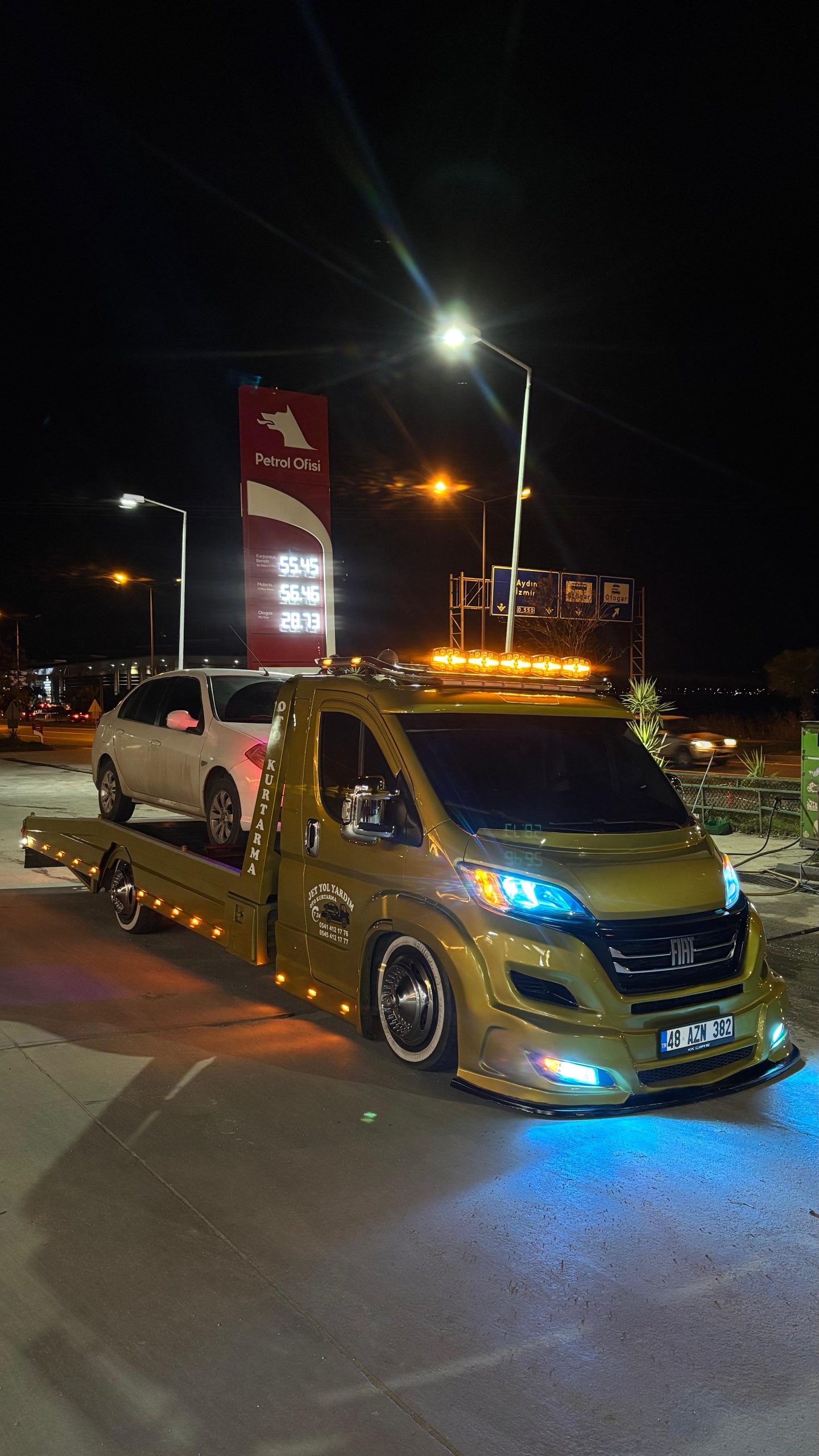 Milas kaza sonrası çekici